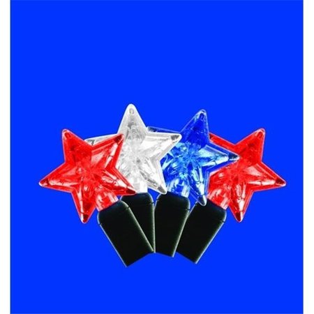FOREVER BRIGHT Kellogg Plastics 51422 Holiday & Christmas Indoor & Outdoor LED- Red & White & Blue - Star 51422